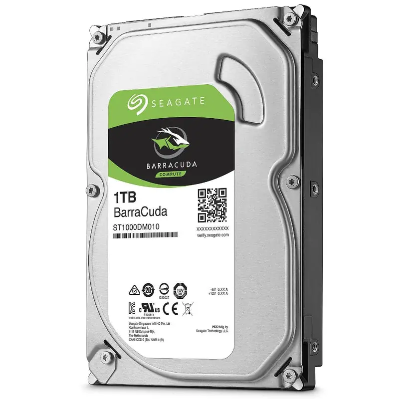 Seagate St1000dm010 Barracuda 1Tb Desktop 3.5In 6Gb/S Sata 64Mb 1