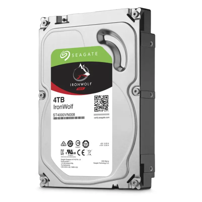 Seagate St4000vn008 Ironwolf 4Tb Nas 3.5In 6Gb/S Sata 64Mb 1