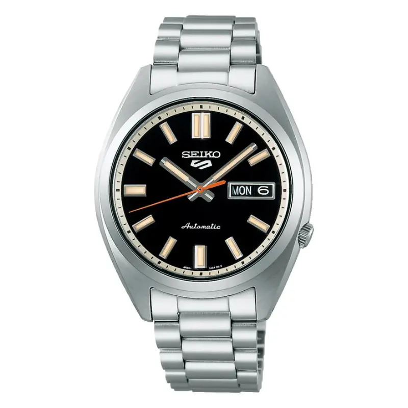 Seiko 5 Automatic Black Dial Stainless Steel Men' Watch Srpk89k1p 1