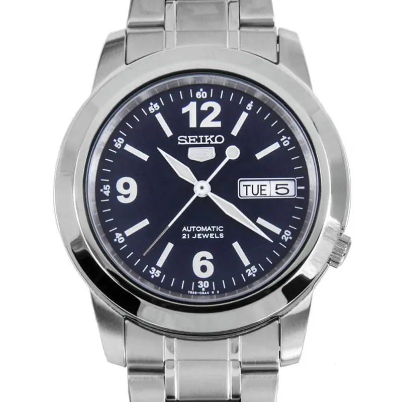 Seiko 5 Automatic Silver Stainless Steel Strap Men's Watch Snke61k1p 2
