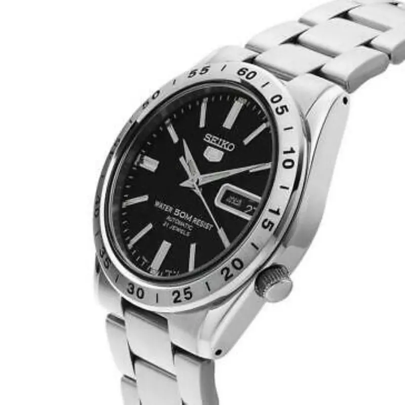 Seiko 5 Automatic Stainless Steel Men's Silver Watch Snke01k1p 2