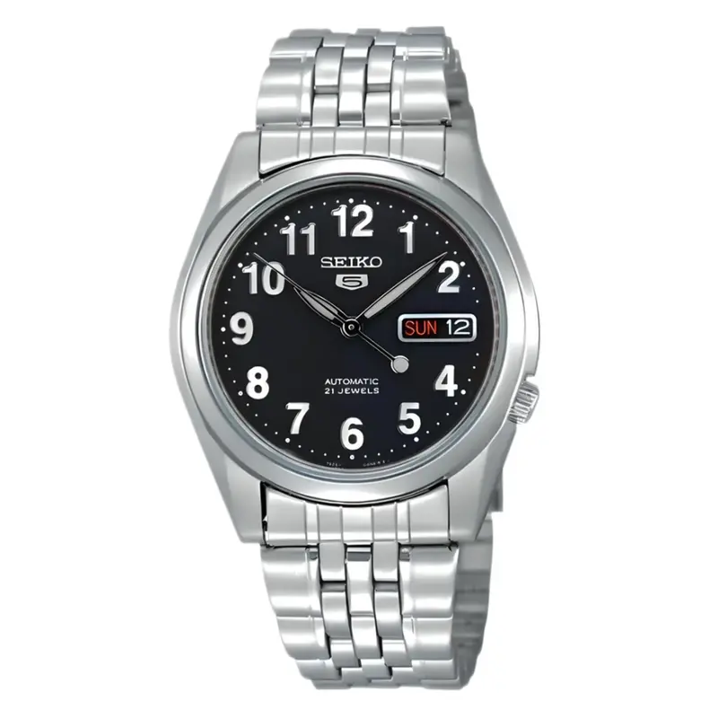 Seiko 5 Automatic Stainless Steel Strap Men's Watch Snk381k1p 1