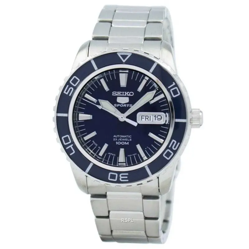 Seiko 5 Diver Snzh53j1 Automatic Stainless Steel Men's Silver Watch 1