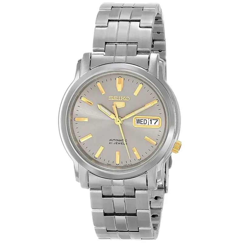 Seiko 5 Silver Stainless Steel Strap Men Watch Snkk67k1p 1