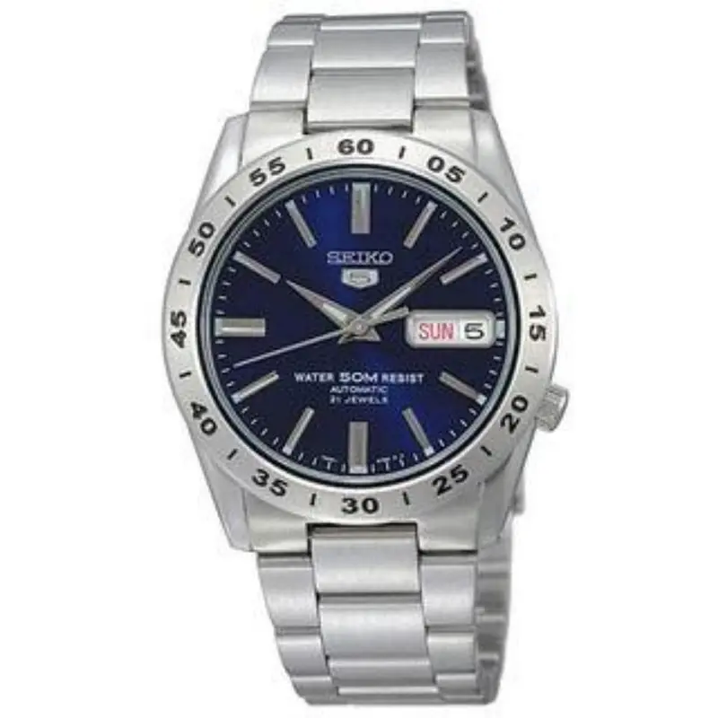 Seiko 5 Silver Stainless Steel Strap Men's Watch Snkd99k1p 1