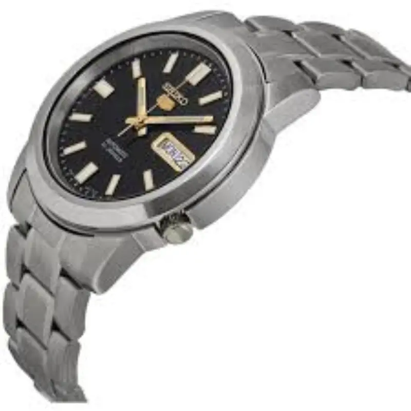 Seiko 5 Silver Stainless Steel Strap Men's Watch Snkk17k1 2