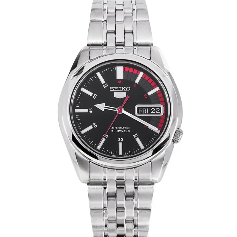 Seiko 5 Snk375k1p Stainless Steel Men's Watch 1