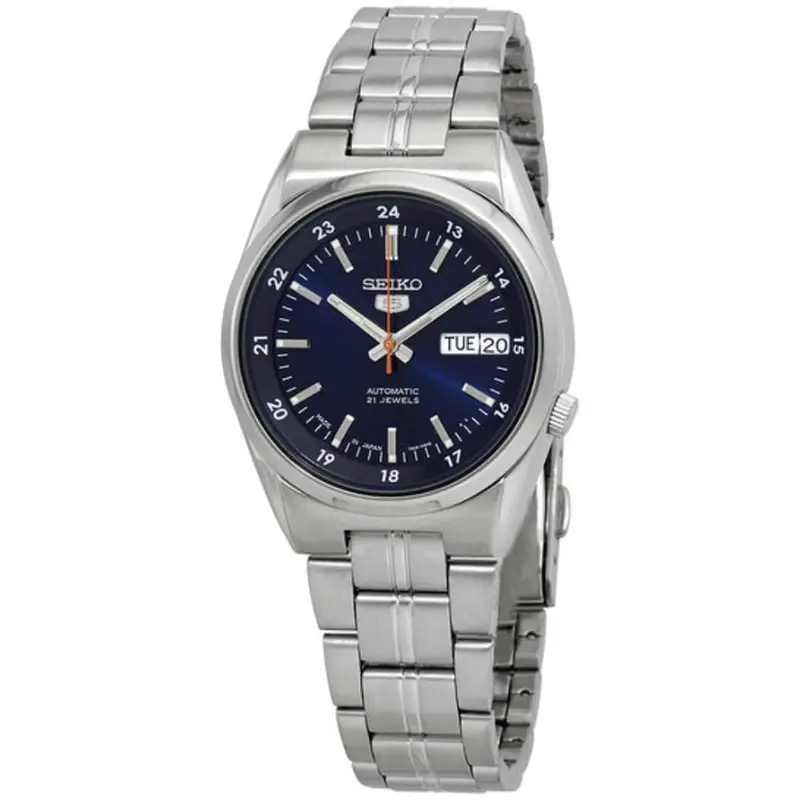 Seiko 5 Snk563j1p Automatic Blue Dial Stainless Steel Men Watch 1