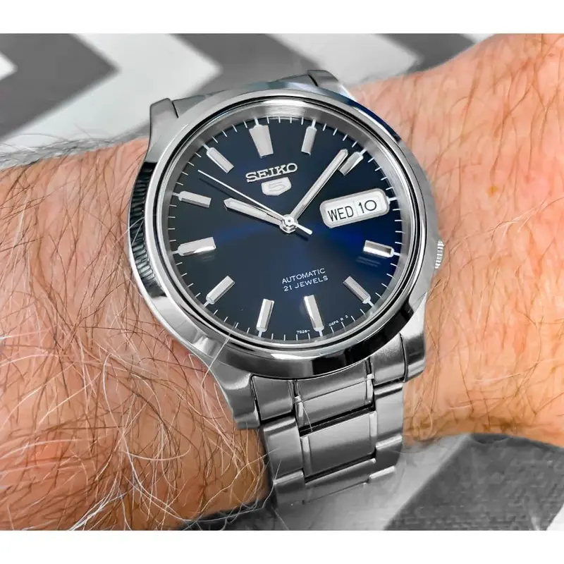 Seiko 5 Snk793k1p Automatic Steel Blue Dial Men's Watch 2