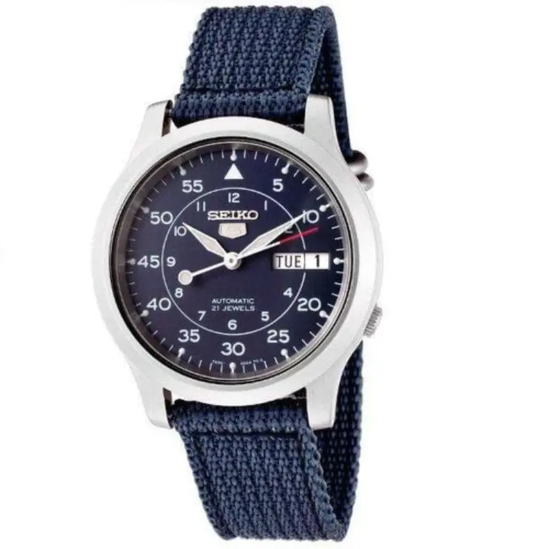 Seiko 5 Snk807k2p Military Automatic Nylon Strap Men's Watch 1