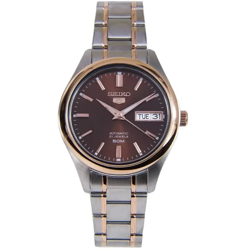 Seiko 5 Snk878k1 Automatic Stainless Steel Women's Two Tone Watch 1