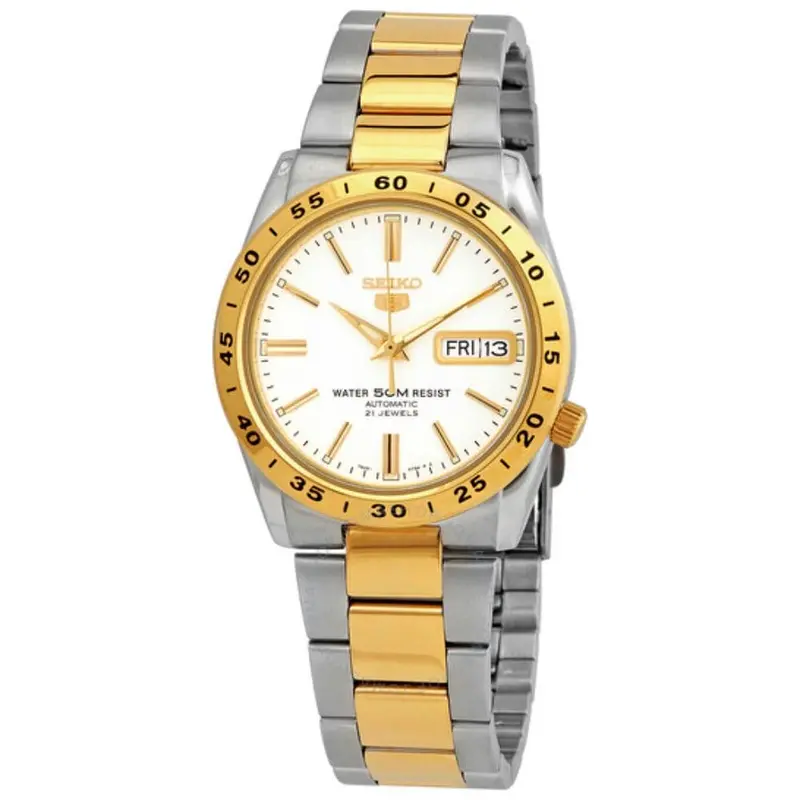Seiko 5 Snke04j1p Two Tone Stainless Steel Men's Watch 1