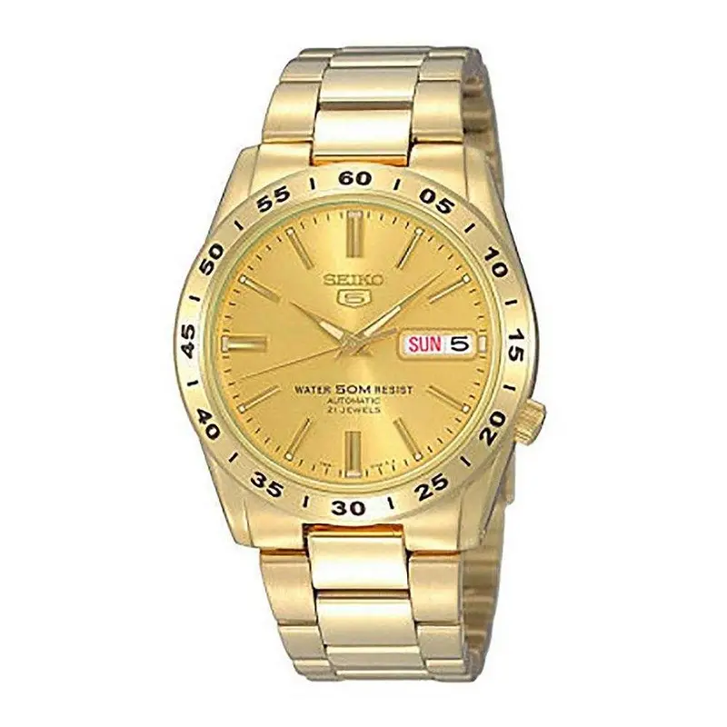 Seiko 5 Snke06k1 Automatic Stainless Steel Men's Gold Watch 1