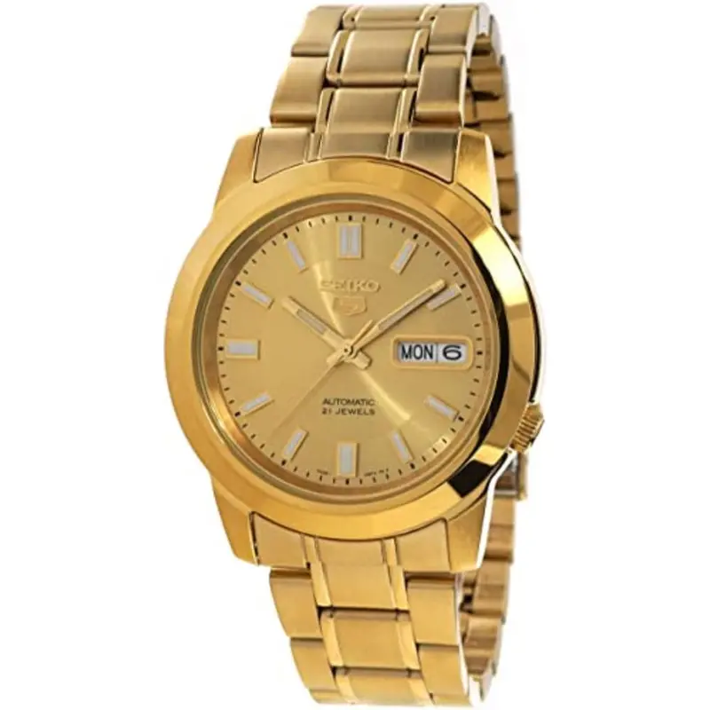 Seiko 5 Snkk20k1 Gold Stainless Steel Men's Watch 1