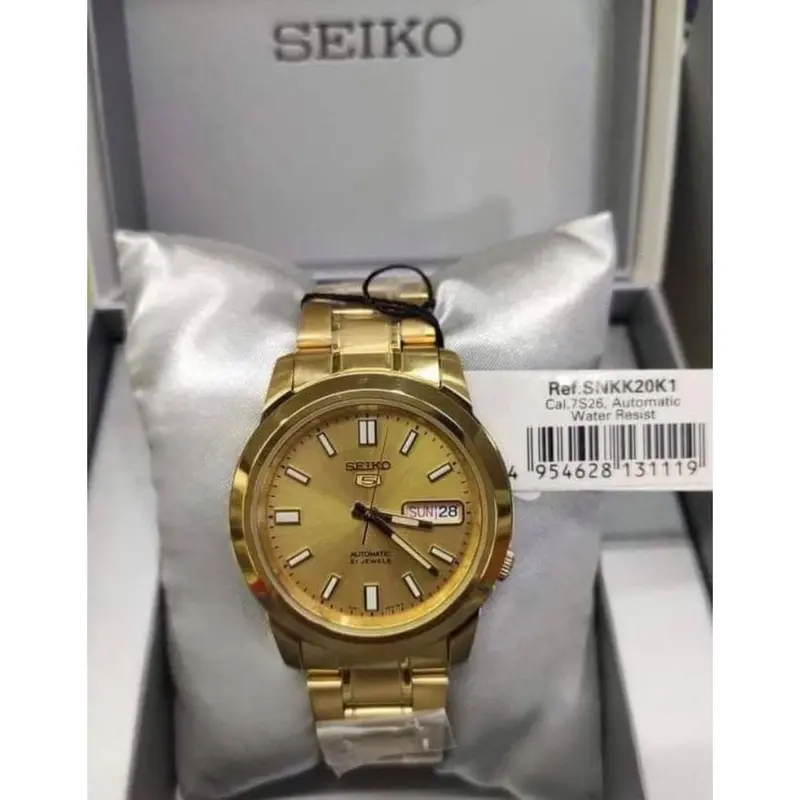 Seiko 5 Snkk20k1 Gold Stainless Steel Men's Watch 2