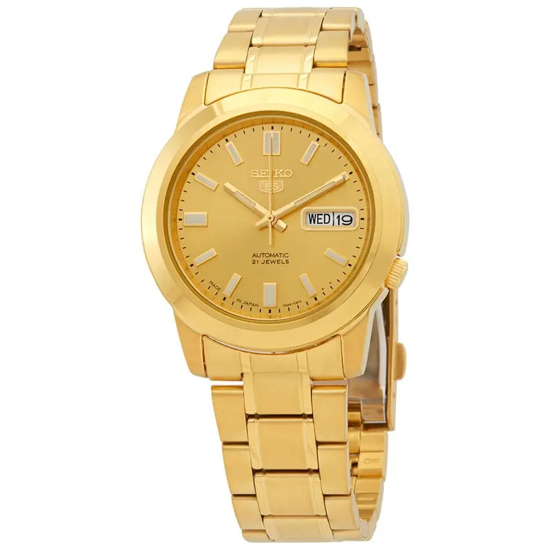 Seiko 5 Snkk20k1p Gold Stainless Steel Men's Watch 1