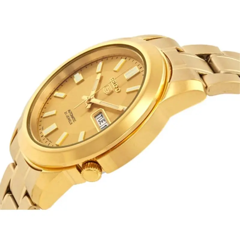 Seiko 5 Snkk20k1p Gold Stainless Steel Men's Watch 2