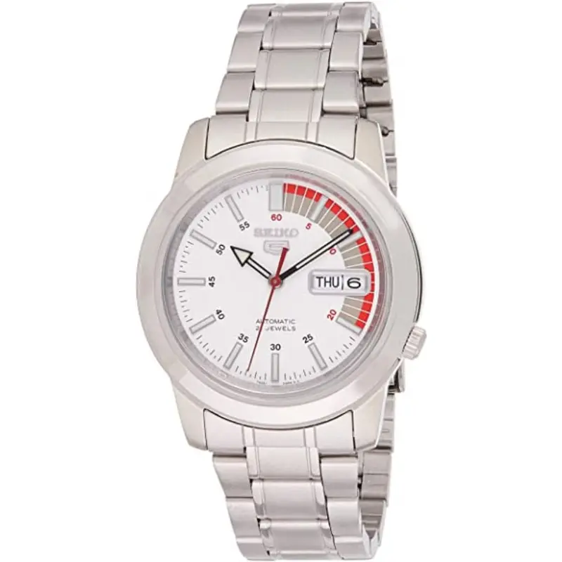 Seiko 5 Snkk25k1p Silver Stainless Steel Men's Watch 1