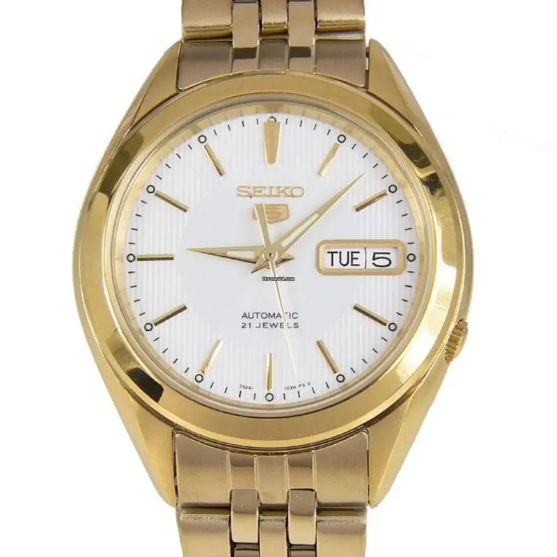Seiko 5 Snkl26k1p Gold Stainless Steel Men's Watch 1