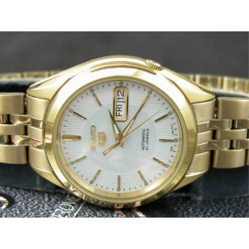 Seiko 5 Snkl26k1p Gold Stainless Steel Men's Watch 2