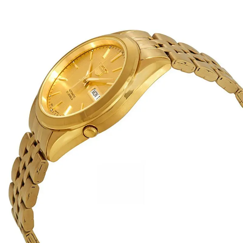 Seiko 5 Snkl28k1p Gold Stainless Steel Men's Watch 2