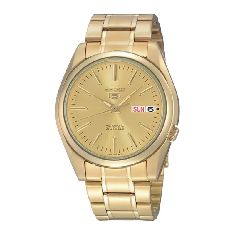 Seiko 5 Snkl48k1p Gold Stainless Steel Men's Watch 1