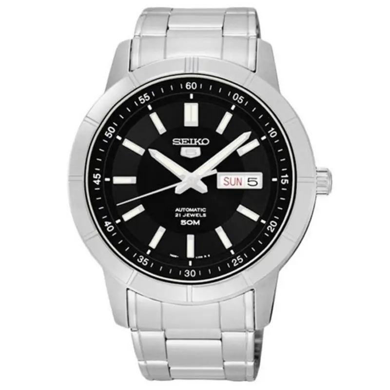Seiko 5 Snkn55k1 Automatic Stainless Steel Men's Silver Watch 1