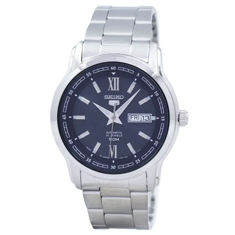 Seiko 5 Snkp17j1p Blue Dial Stainless Steel Men's Watch 1