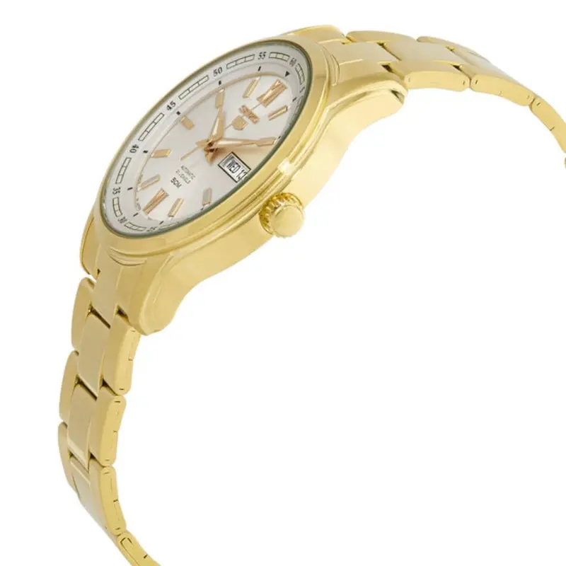 Seiko 5 Snkp20j1p Gold Stainless Steel Men's Watch 2