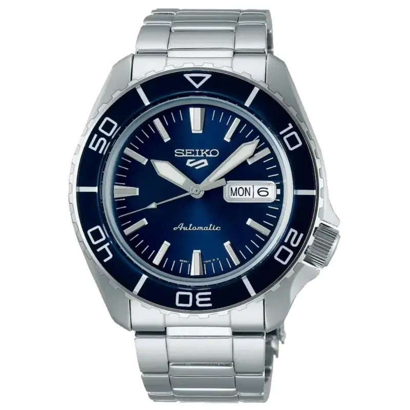 Seiko 5 Sports Automatic Blue Dial Stainless Steel Men' Watch Srpk97k1 1