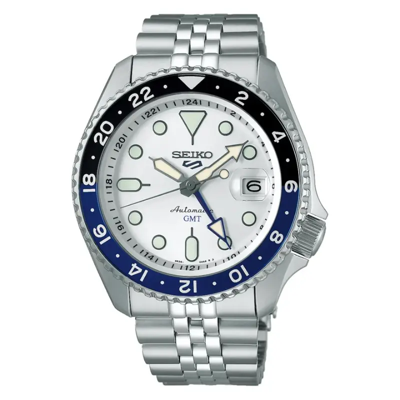 Seiko 5 Sports Automatic Gmt Stainless Steel Men's Watch Ssk033k1p 1