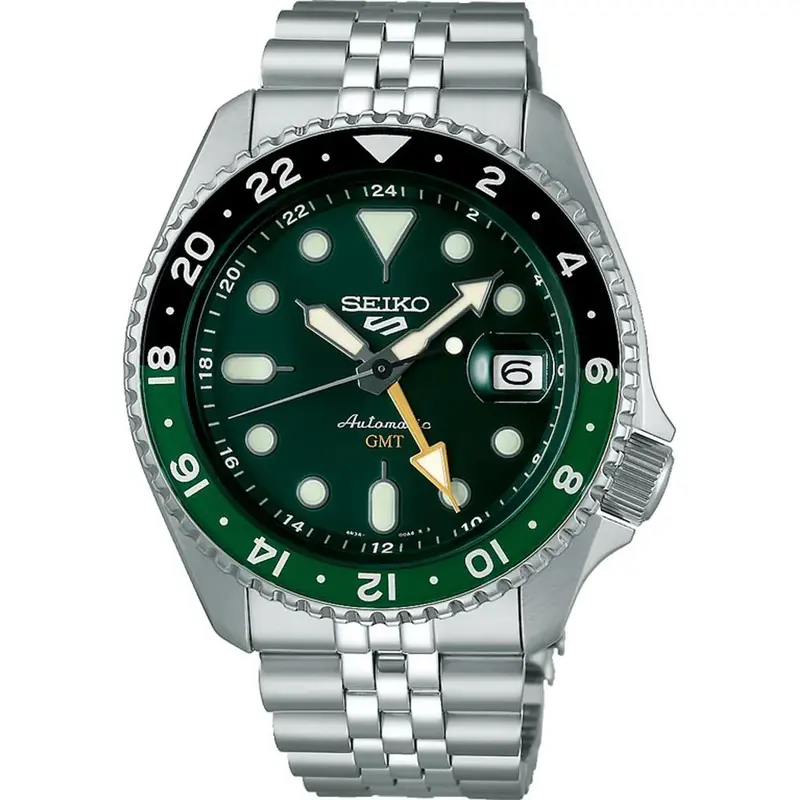 Seiko 5 Sports Automatic Gmt Stainless Steel Men's Watch Ssk035k1 1