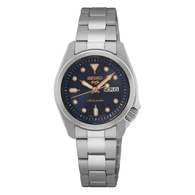 Seiko 5 Sports  Black Dial Stainless Steel Women Watch Sre003k1p 1