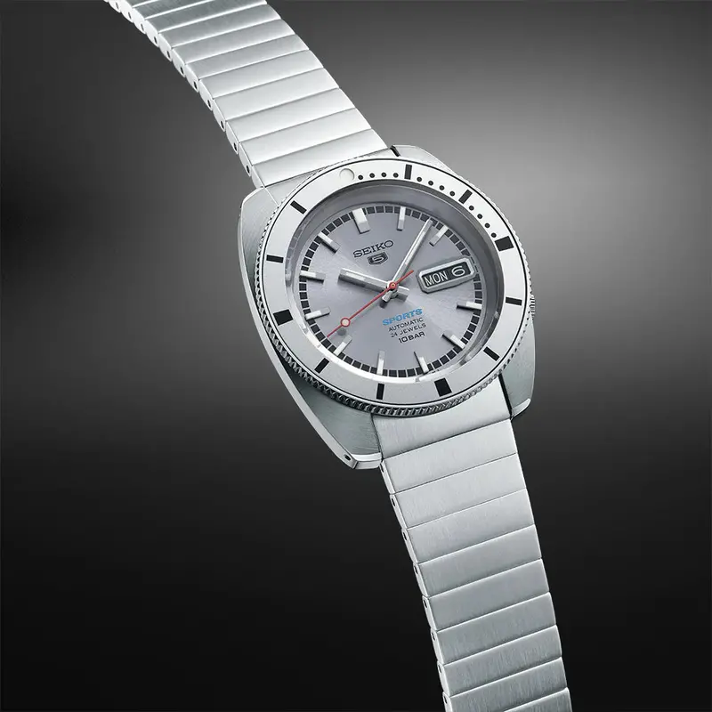 Seiko 5 Sports Heritage Design Re-Creation Limited Edition Stainless Steel Men's Watch Srpl03k1 2