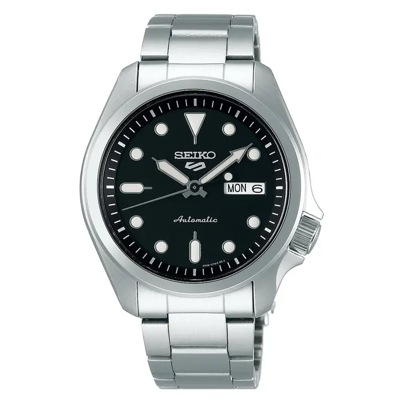 Seiko 5 Sports Silver Stainless Steel Strap Men Watch Srpe55k1p 1