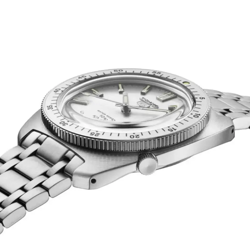 Seiko 5 Sports Silver Stainless Steel Strap Men Watch Srpl91k1 2