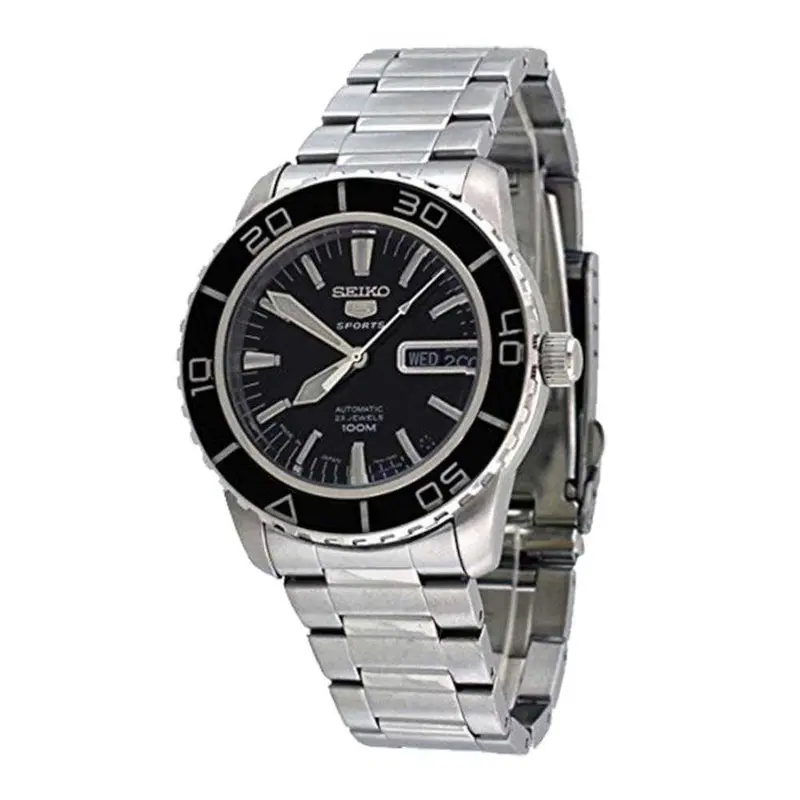 Seiko 5 Sports Snzh55j1 Automatic Stainless Steel Men's Silver Watch 1