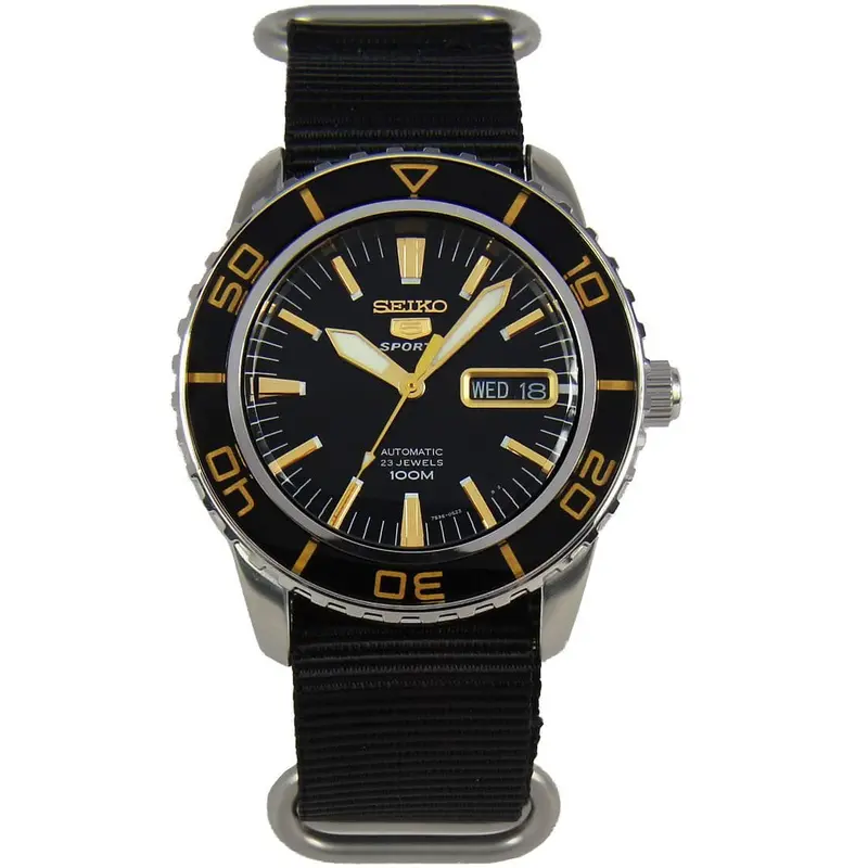 Seiko 5 Sports Snzh57k1 Automatic Stainless Steel Men's Silver Watch 1