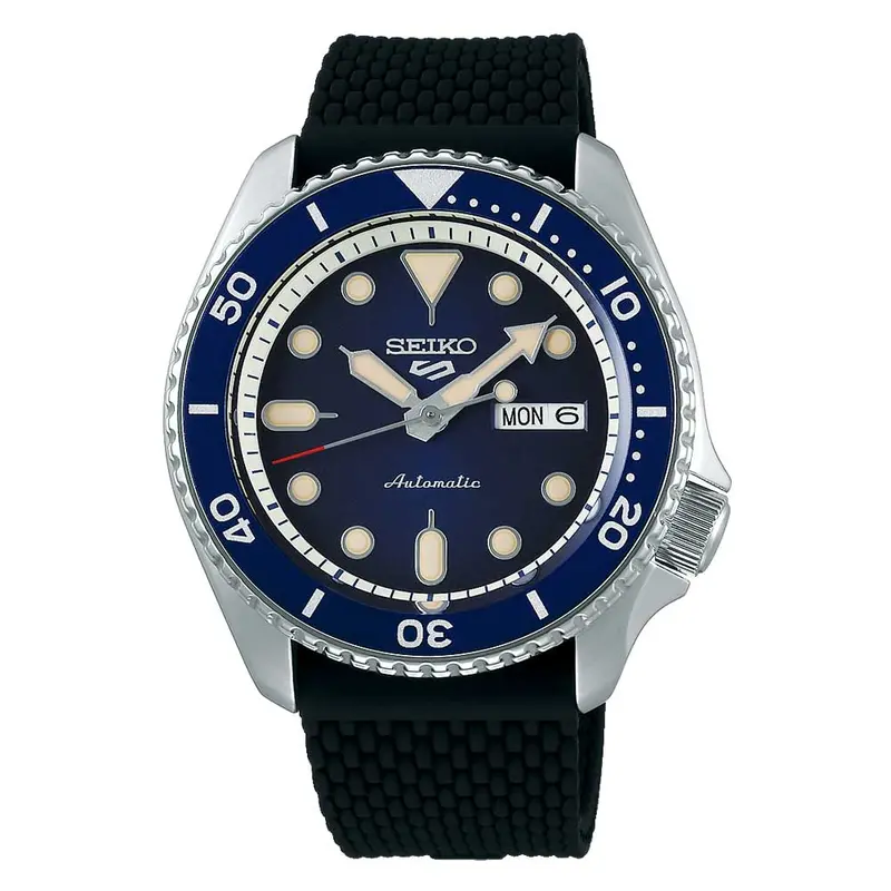 Seiko 5 Sports Srpd71k2 Automatic Silicone Men's Watch 1