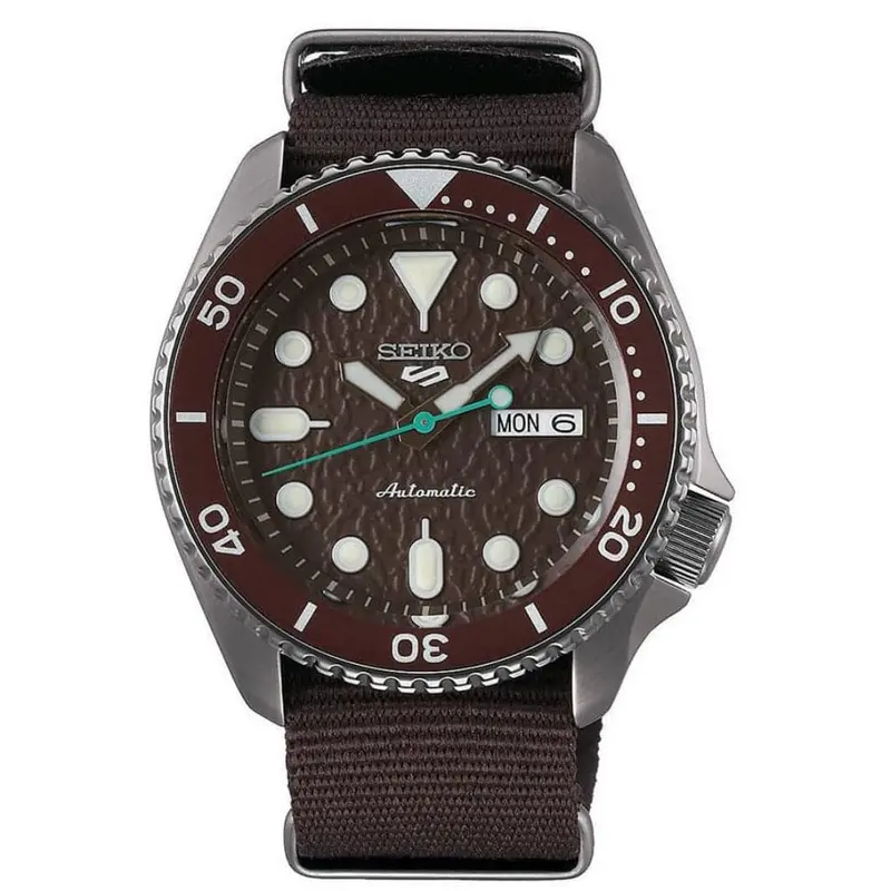 Seiko 5 Sports Srpd85k1 Automatic Nylon Men's Watch 1