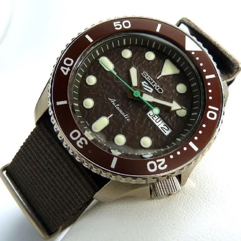 Seiko 5 Sports Srpd85k1 Automatic Nylon Men's Watch 2