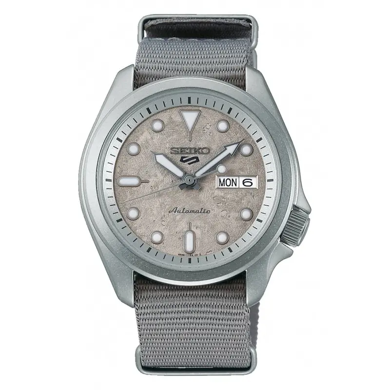 Seiko 5 Sports Srpg63k1 Street Style Gray Nylon Men's Watch 1