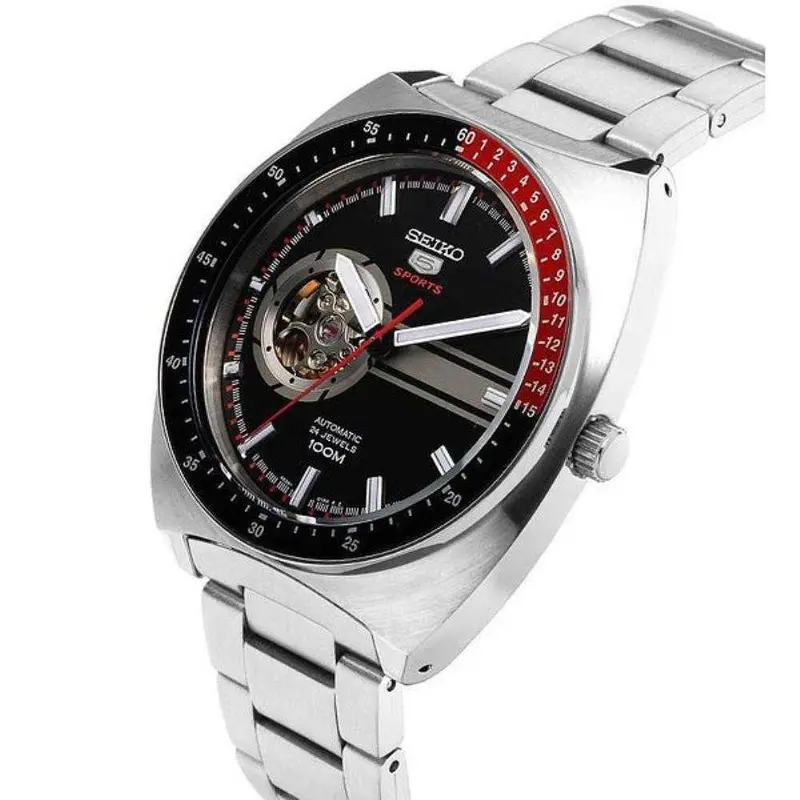 Seiko 5 Sports Ssa329k1 Automatic Stainless Steel Men's Silver Watch 2