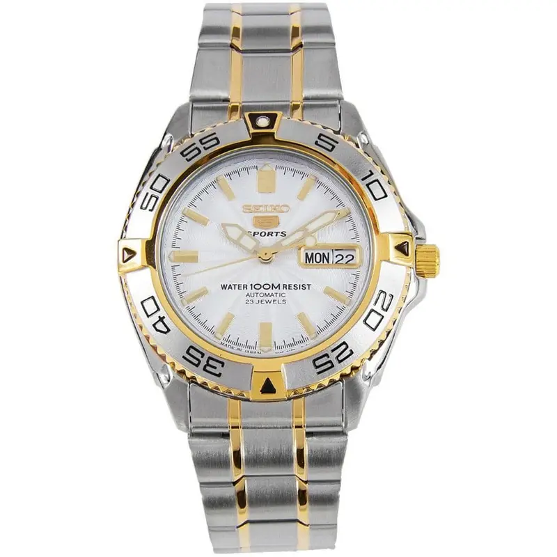Seiko 5 Sports Stainless Steel Men's Watch Snzb24j1p 1