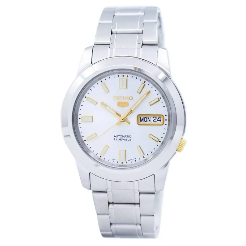 Seiko 5 Stainless Steel Strap Men's Watch Snkk09k1p 1