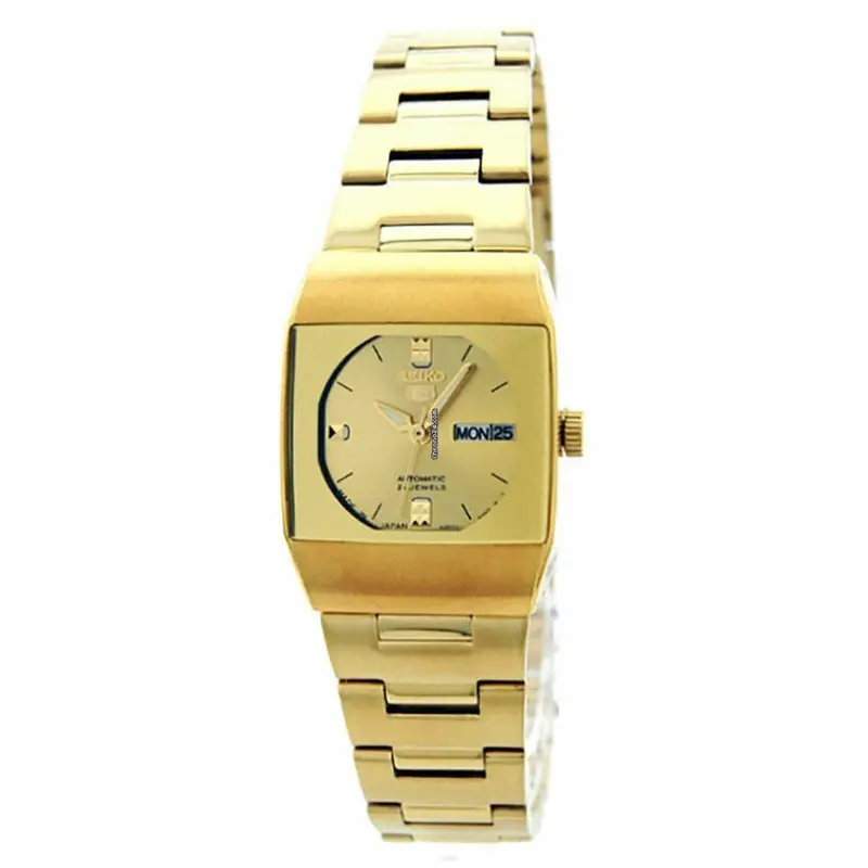 Seiko 5 Sym632j1p Gold Stainless Steel Women's Watch 1