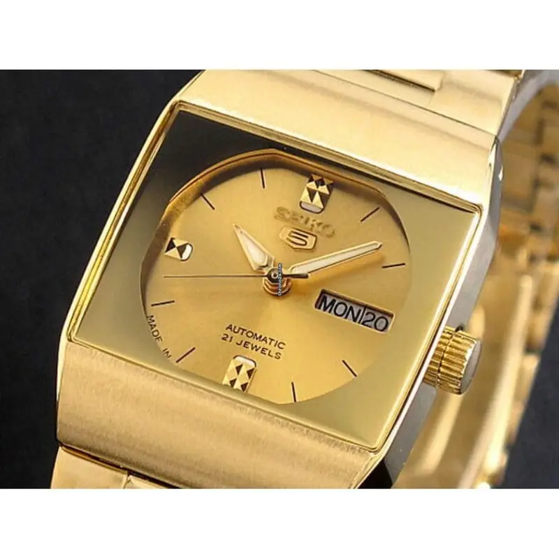 Seiko 5 Sym632j1p Gold Stainless Steel Women's Watch 2