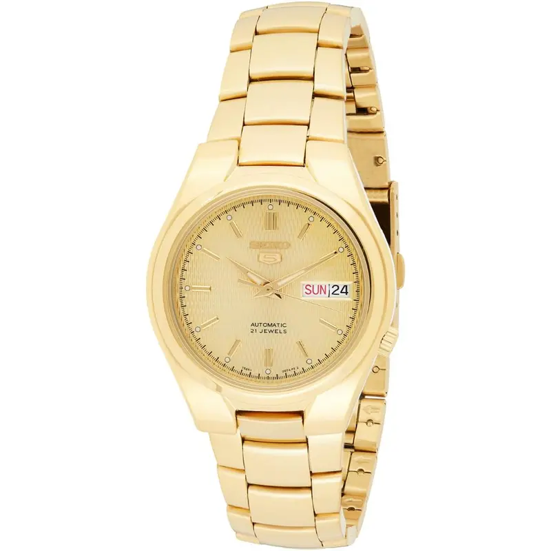 Seiko 5 Symc18k1p Gold Stainless Steel Women's Watch 1