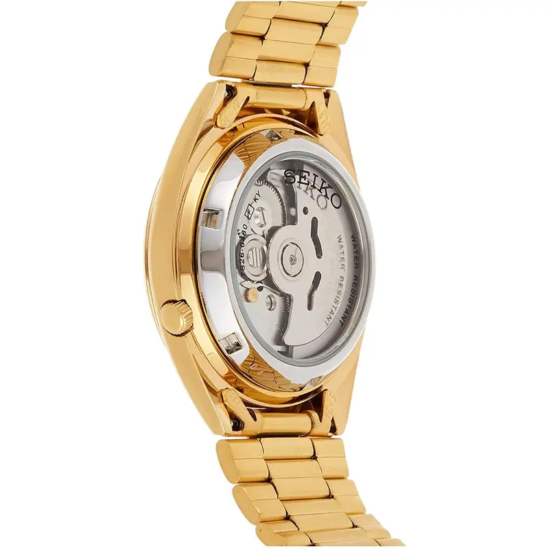 Seiko 5 Symc18k1p Gold Stainless Steel Women's Watch 2