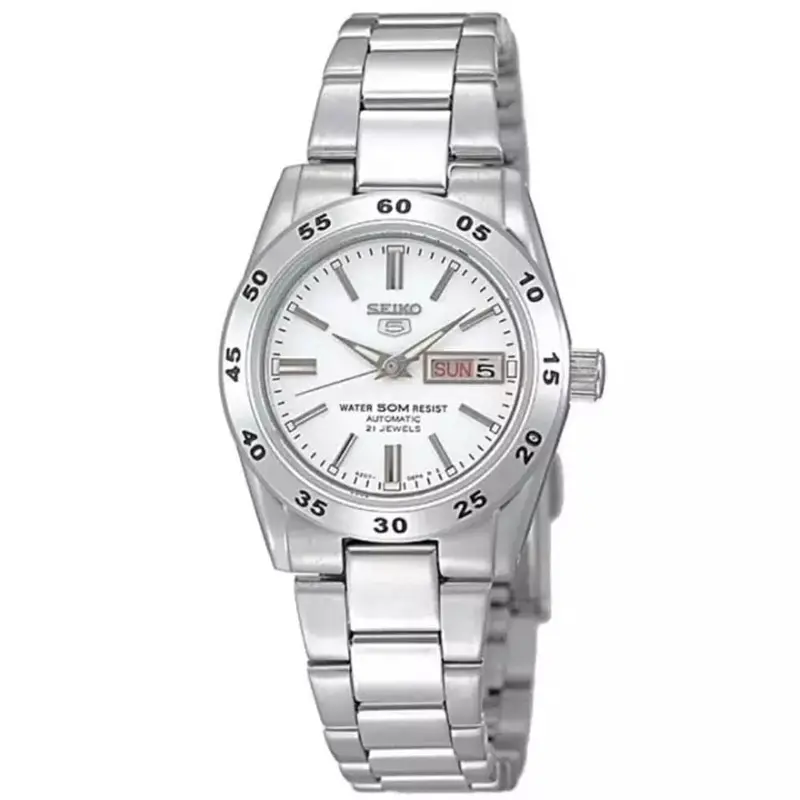 Seiko 5 Symg35k1 Stainless Steel Women's Watch 1